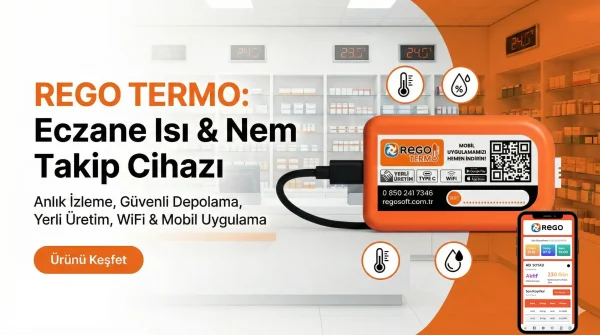 Eczane ısı nem takip cihazı sensör ekipman ortam izleme Türkiye eczane sıcaklık nem monitör cihazı - Regosoft Blog İçeriği