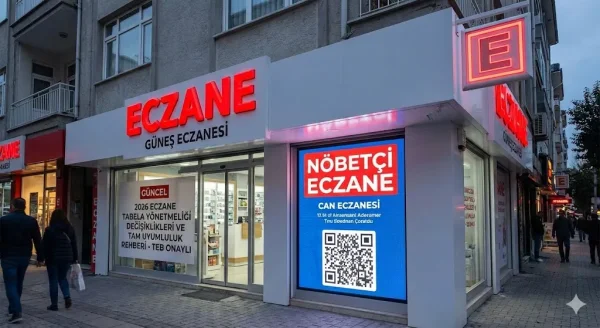 Güncel 2026 Eczane Tabela Yönetmeliği Değişiklikleri ve Tam Uyumluluk Rehberi - Regosoft Blog İçeriği