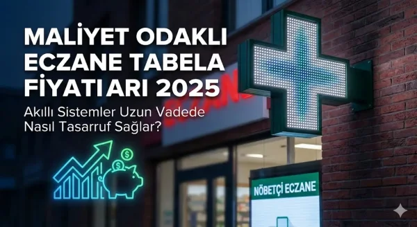 Maliyet Odaklı Eczane Tabela Fiyatları 2025 - Akıllı Sistemler Uzun Vadede Nasıl Tasarruf Sağlar? - Regosoft Blog İçeriği