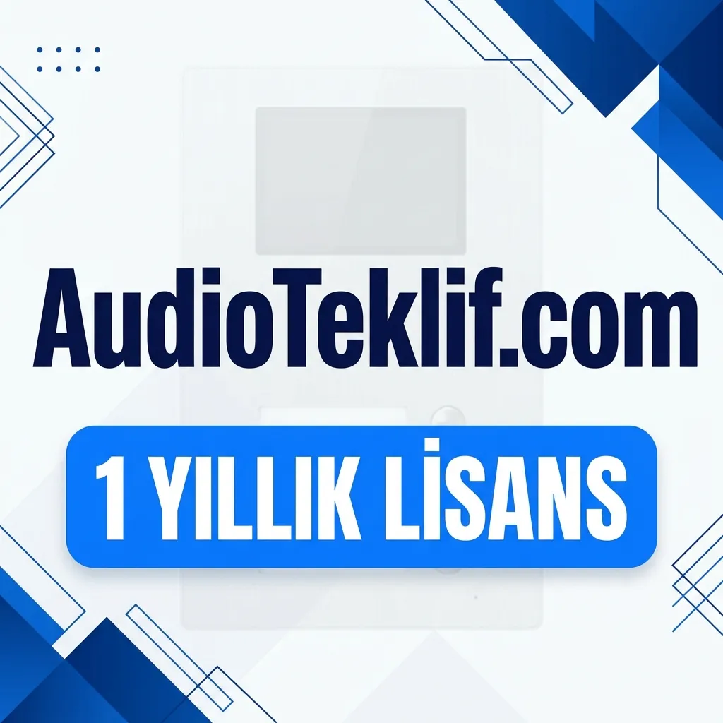 AudioTeklif.com - 1 Yıl Lisans - Ürün Görseli